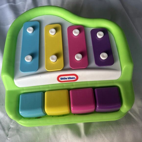 Little Tikes Blue Tap And Tune Piano Xylophone Baby Toy Music Works Vintage - Picture 1 of 5
